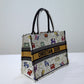 DO1286 Book Tote big size MINI 36.5CM 41.5CM white yellow