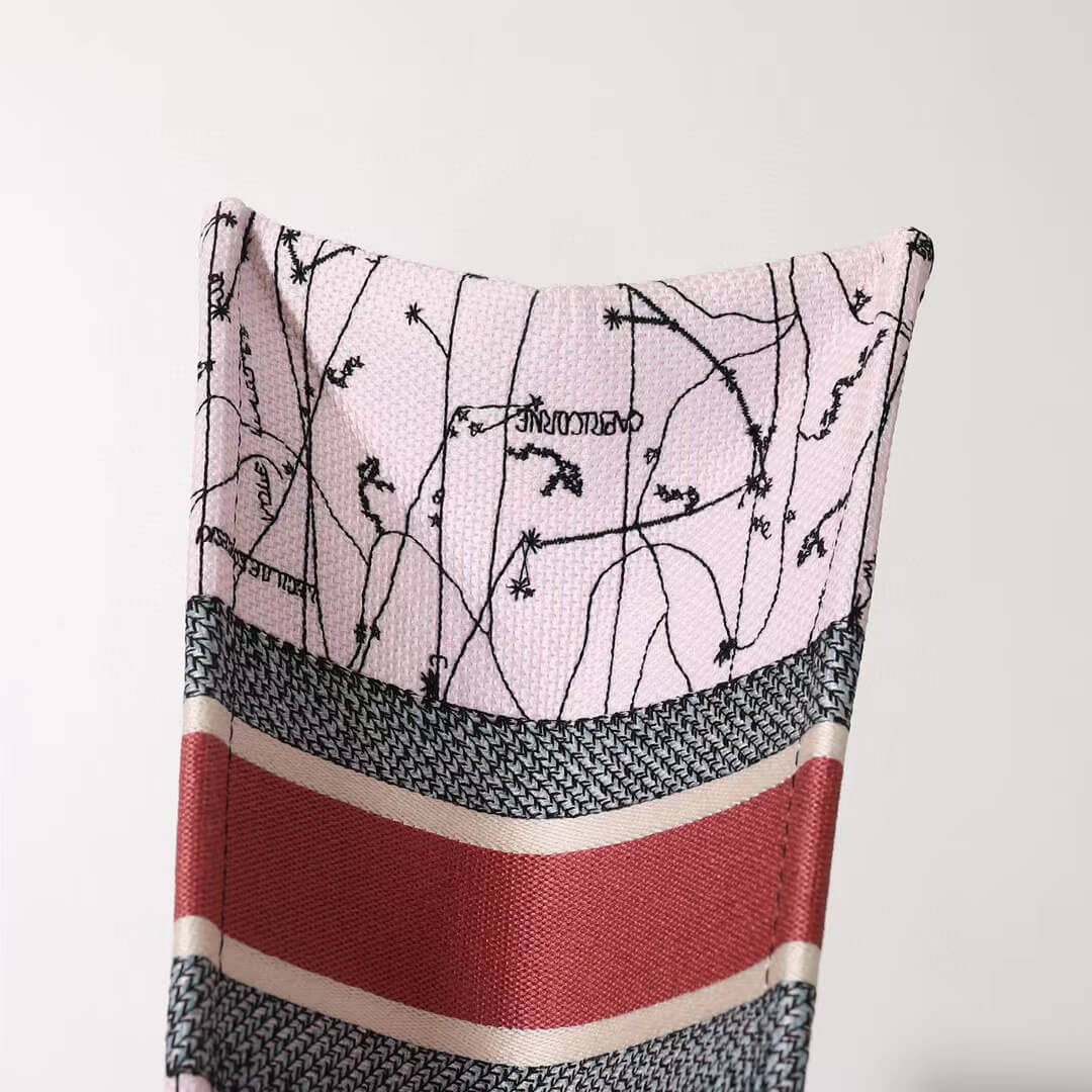 DO1286 Book Tote MM Constellation Embroidery 36cm Multicolor