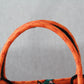 DO1286 Book Tote small size 36.5cm 41.5cm Embroidery orange