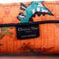 DO1286 Book Tote small size 36.5cm 41.5cm Embroidery orange