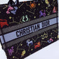 DO1286 Book Tote big size MINI 36.5CM 41.5CM black blue-7
