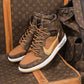 Designer Air Jordan 1 x LV Logo