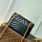 M20687 New Wave black 21cm COWHIDE REAL LEATHER discount