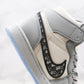 Designer Dior x Air Jordan 1 High OG "Grey"AJ1 High Q