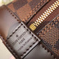 N41221 Alma BB 25cm Handbag shoulder bag Damier brown red inside