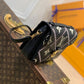 M46028 POCHETTE MÉTIS 25cm Black Monogram COWHIDE REAL LEATHER