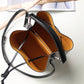 M54369 LOCKME BUCKET messenger bucket bag Handbag shoulder bag white Lambskin champagne bottle