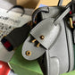 GC 715771 Exquisite MINI COWHIDE REAL LEATHER grey 22CM