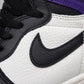 Designer Jordan 1 High Q AJ1 Purple Toe UNISEX ( Customs And Box ), Jordan 1 Sneakers FREE SHIPPING WITH FEDEX