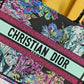 DO Book Tote Blue Multicolor Toile de Jouy Voyage Embroidery 1286