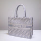 DO Book Tote black BIG Handbag 1286 Embroidery LOGO beige