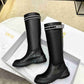 DIOR D RACER BOOT CALFSKIN BLACK KDI781VEA S17X