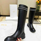 DIOR D RACER BOOT CALFSKIN BLACK KDI781VEA S17X