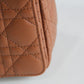 DO 2023 Caro brown real leather sling shoulder bag