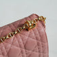 DO 2023 Caro rose red real leather sling shoulder bag