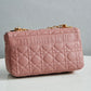 DO 2023 Caro rose red real leather sling shoulder bag