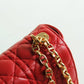 DO 2023 Caro red real leather sling shoulder bag