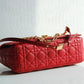 DO 2023 Caro red real leather sling shoulder bag