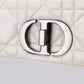DO 2023 Caro white silver real leather sling shoulder bag