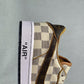 Designer Air Jordan 1 Low Damier Azur Brown LV Monogram