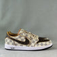 Designer Air Jordan 1 Low Damier Azur Brown LV Monogram