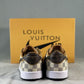 Designer Air Jordan 1 Low Damier Azur Brown LV Monogram