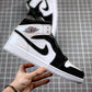 Designer Air Jordan 1 MID Black and White Panda