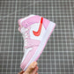 Designer Air Jordan 1 MID Pink Purple Valentine's Day