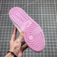 Designer Air Jordan 1 MID Pink Purple Valentine's Day