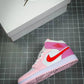 Designer Air Jordan 1 Mid AJ1 Joe 1 White Powder