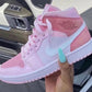 Designer Air Jordan 1 Mid Digital Pink High Q