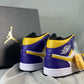 Designer Air Jordan 1 Mid 'Lakers' DQ8426-517