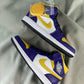 Designer Air Jordan 1 Mid 'Lakers' DQ8426-517