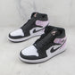 Designer Air Jordan 1 Mid White Tan Navy AJ1