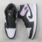 Designer Air Jordan 1 Mid White Tan Navy AJ1