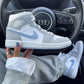 Designer Air Jordan 1 Mid Wolf Grey High Q