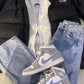 Designer Air Jordan 1 Mid Wolf Grey High Q