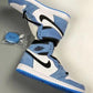 Designer Blue Black White Jordan 1 High Q ( Customs And Box ), Jordan 1 Sneakers Active