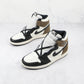Designer Jordan 1 Retro High Dark Mocha High Q ( Customs And Box ), Jordan 1 Sneakers Active