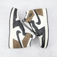 Designer Jordan 1 Retro High Dark Mocha High Q ( Customs And Box ), Jordan 1 Sneakers Active