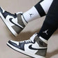 Designer Jordan 1 Retro High Dark Mocha High Q ( Customs And Box ), Jordan 1 Sneakers Active