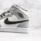 Designer Jordan 1 Mid “Light Smoke Grey” High Q ( Customs And Box ), Jordan 1 Sneakers FREE SHIPPING
