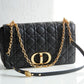 DO 2023 Caro black real leather sling shoulder bag