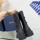 DIOR DIO(R)EVOLUTION ANKLE BOOTS RUBBER MACCROCANNAGE BLACK