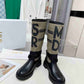 DIOR D MAJOR BOOT WITH MISS DIOR PRINT WARM TAUPE KDI929CMV S44X