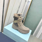 DIOR GARDEN LACE UP BOOT BEIGE 3BO315ZYH H164