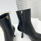 DIOR LEATHER ANKLE BOOTS BLACK