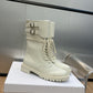 DIOR D TRAP ANKLE BOOT WHITE