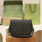 GG 602204 shoulder bag bag Leather black