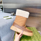 GUCCI HORSEBIT CHEVRON QUILTED BOOTS BROWN